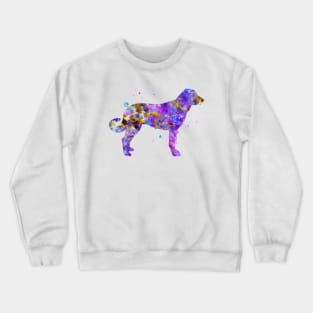 Anatolian Shepherd Dog Watercolor Painting Crewneck Sweatshirt